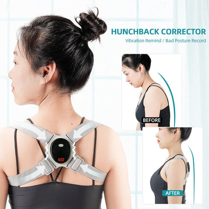 Correcteur de Posture Intelligent réglable vibrante