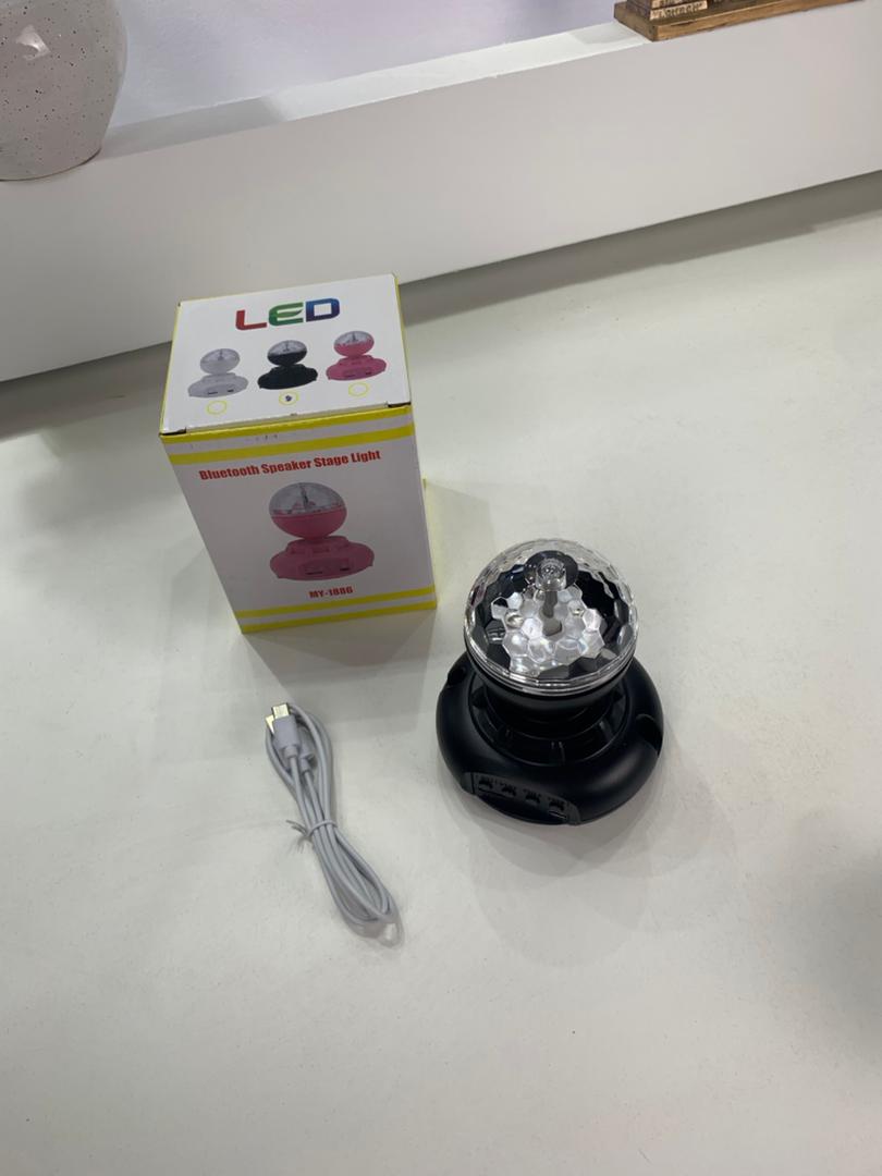Projecteur LED de Scène avec Haut-Parleur – جهاز عرض مع مكبر صوت
