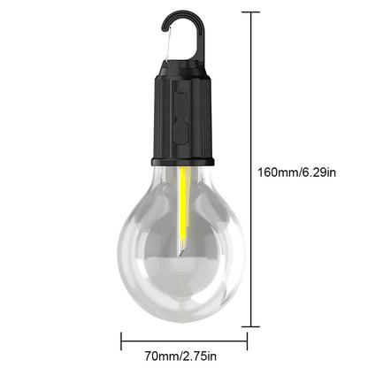 Lampe de Camping Solaire étanche et Rechargeable 3 modes d’éclairage T01-B – مصباح محمول بالطاقة الشمسية