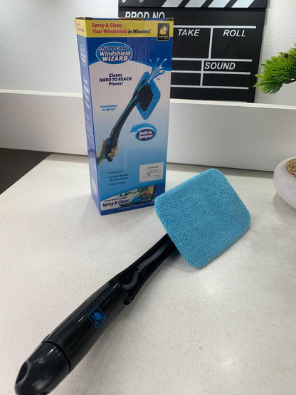 Hurricane Nettoyant pour Vitres en Microfibre avec Spray – منظف زجاج مع أداة رش
